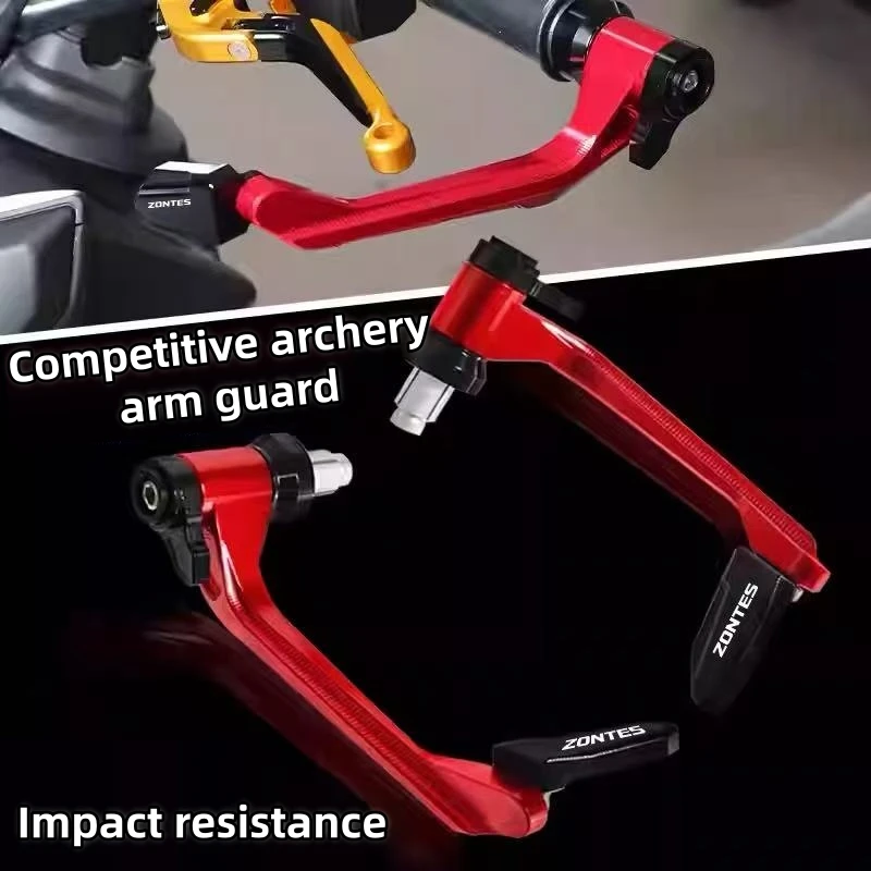 FOR ZONTES 150X/V new modified bow guard, aluminum alloy brake horn hand guard, competitive handlebar bow guard accessories - Image 2