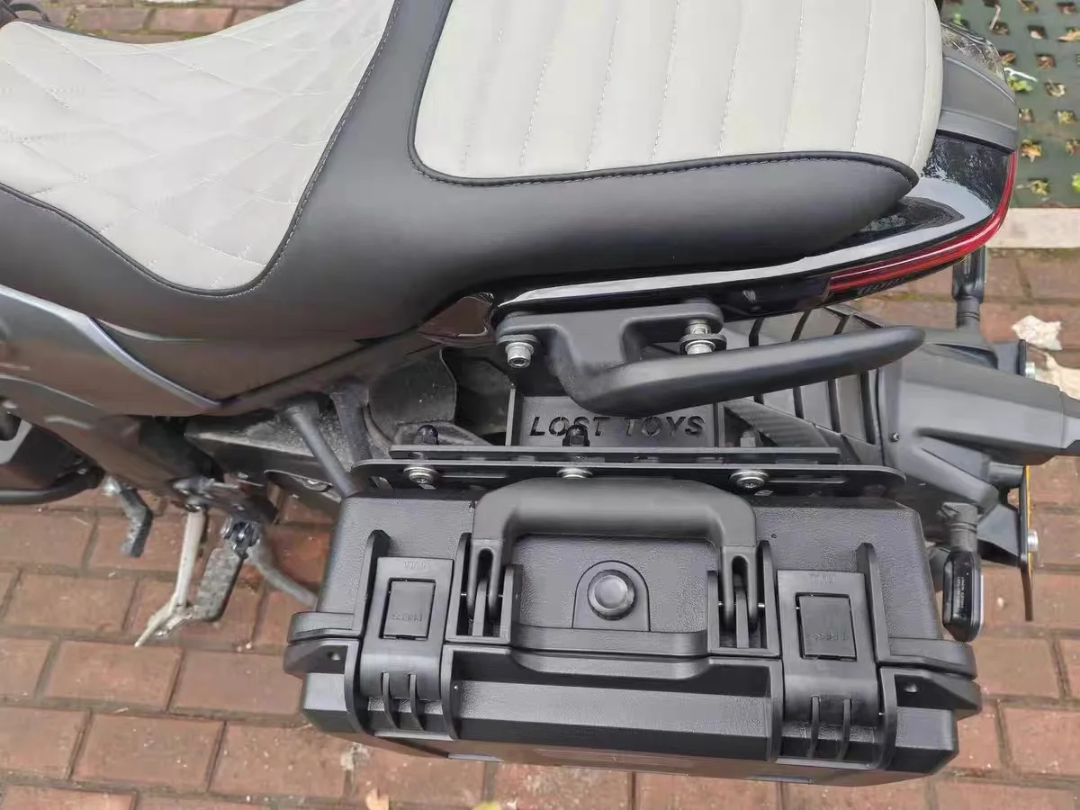 For VOGE 525AC 500 side bag bracket LT mounting system motorcycle tool box spare oil barrel side rack - Image 2