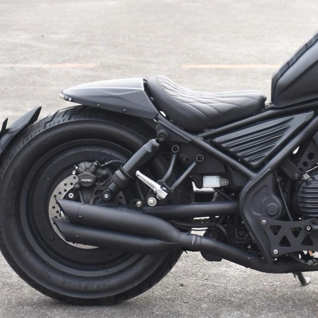 For Honda CM300 modified VH dual exhaust pipe RebeL rebel right side one out two tail section - Image 3