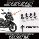 FOR ZONTES 368G Windshield Mounting Screws, Nuts, Washers, Nylon Pads, Windshield Installation Accessories
