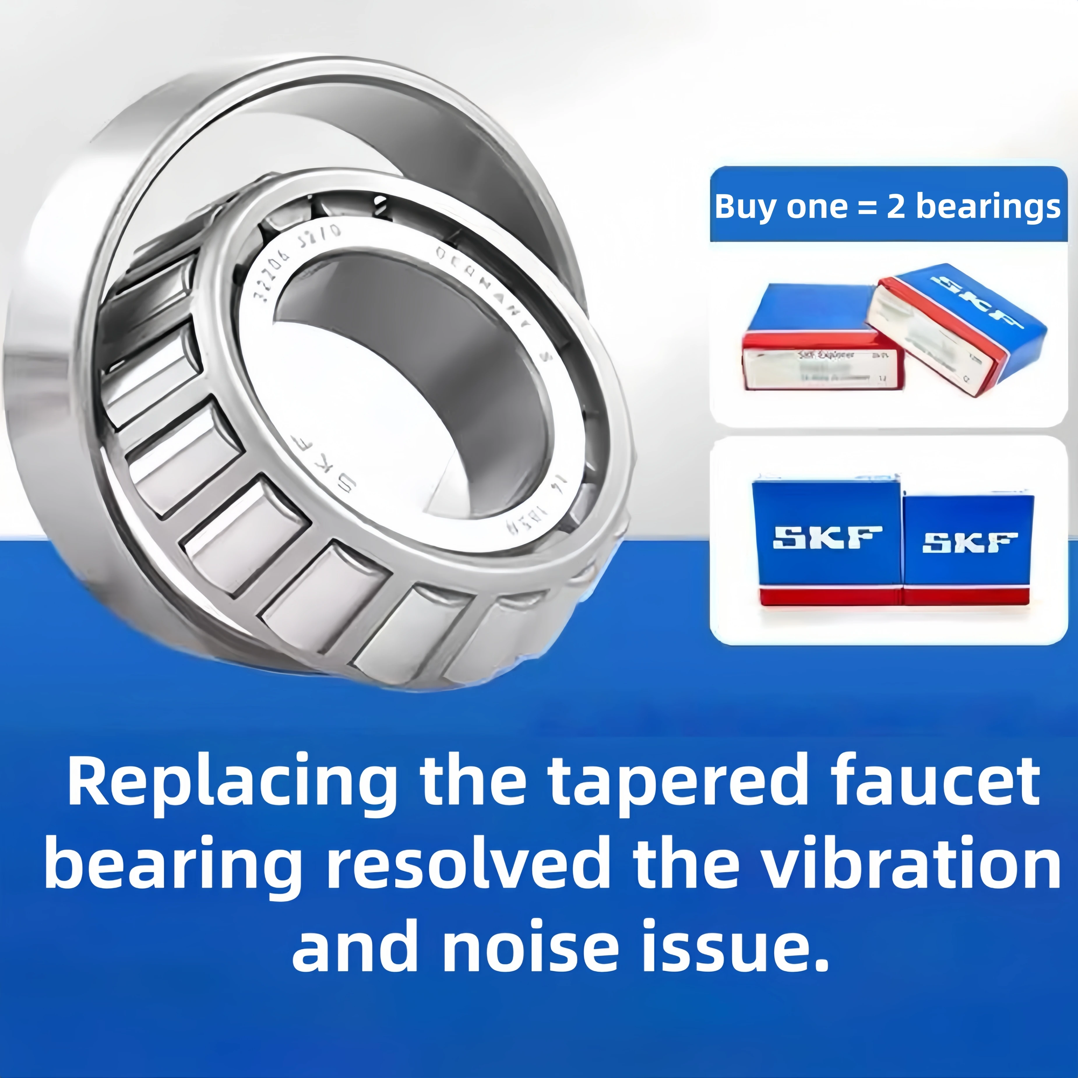 FOR ZONTES 703F Steering column bearing, steering pressure bearing, anti-vibration tapered roller bearing. - Image 2