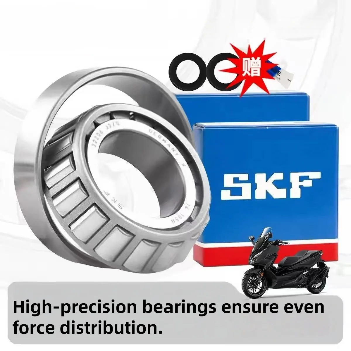 FOR ZONTES 703F Steering column bearing, steering pressure bearing, anti-vibration tapered roller bearing. - Image 4