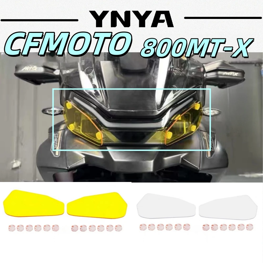 For CFMOTO 800MT-X modified parts headlight protection piece motorcycle headlight protection piece headlight shield accessories