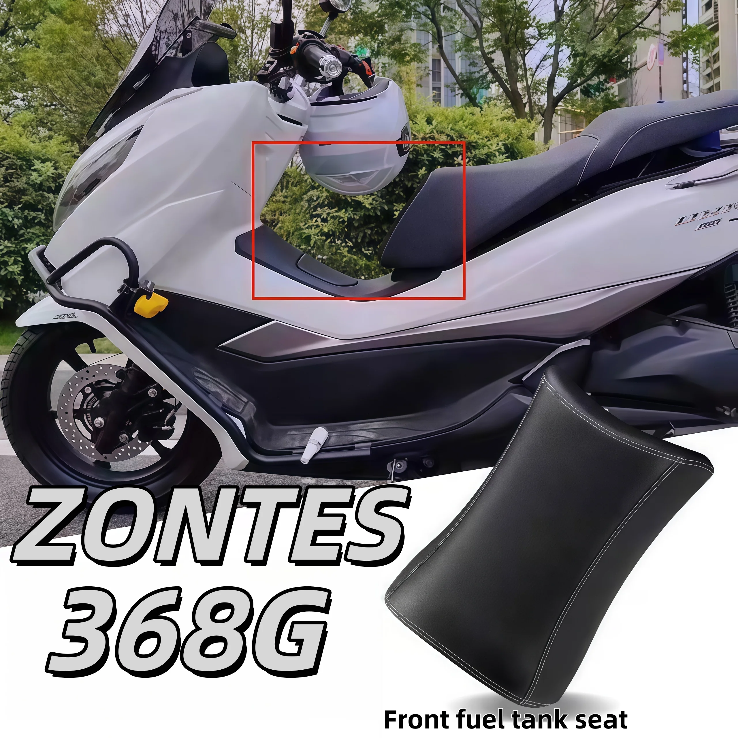 For ZONTES 368G/368D/368M modified seat cushion children's front seat cushion baby modified fuel tank small seat bag - Image 2
