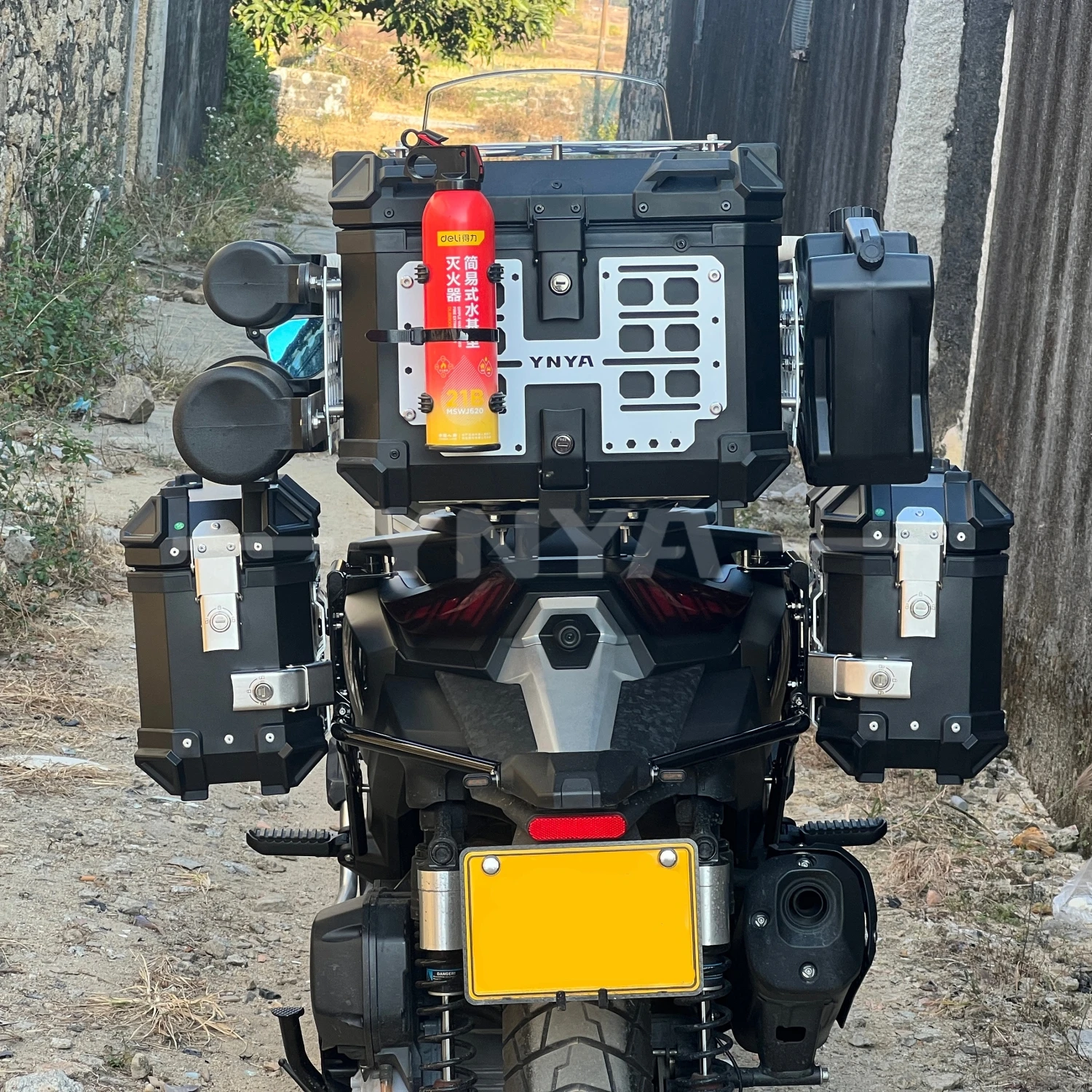For ZONTES 368G Rear Box, Waterproof Side Box, Toolbox and Fuel Tank Bracket, Side Box Tactical Panel for Motorcycle Touring. - Image 2