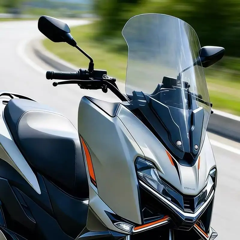 FOR ZONTES 150X windshield modification, heightening, transparent windshield, chest protector, and rain shield accessories. - Image 2