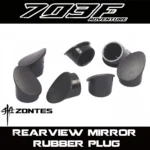 Rubber plugs for ZONTES 703F three-cylinder ADV rearview mirror holes, left and right reflector hole plugs, motorcycle reversing
