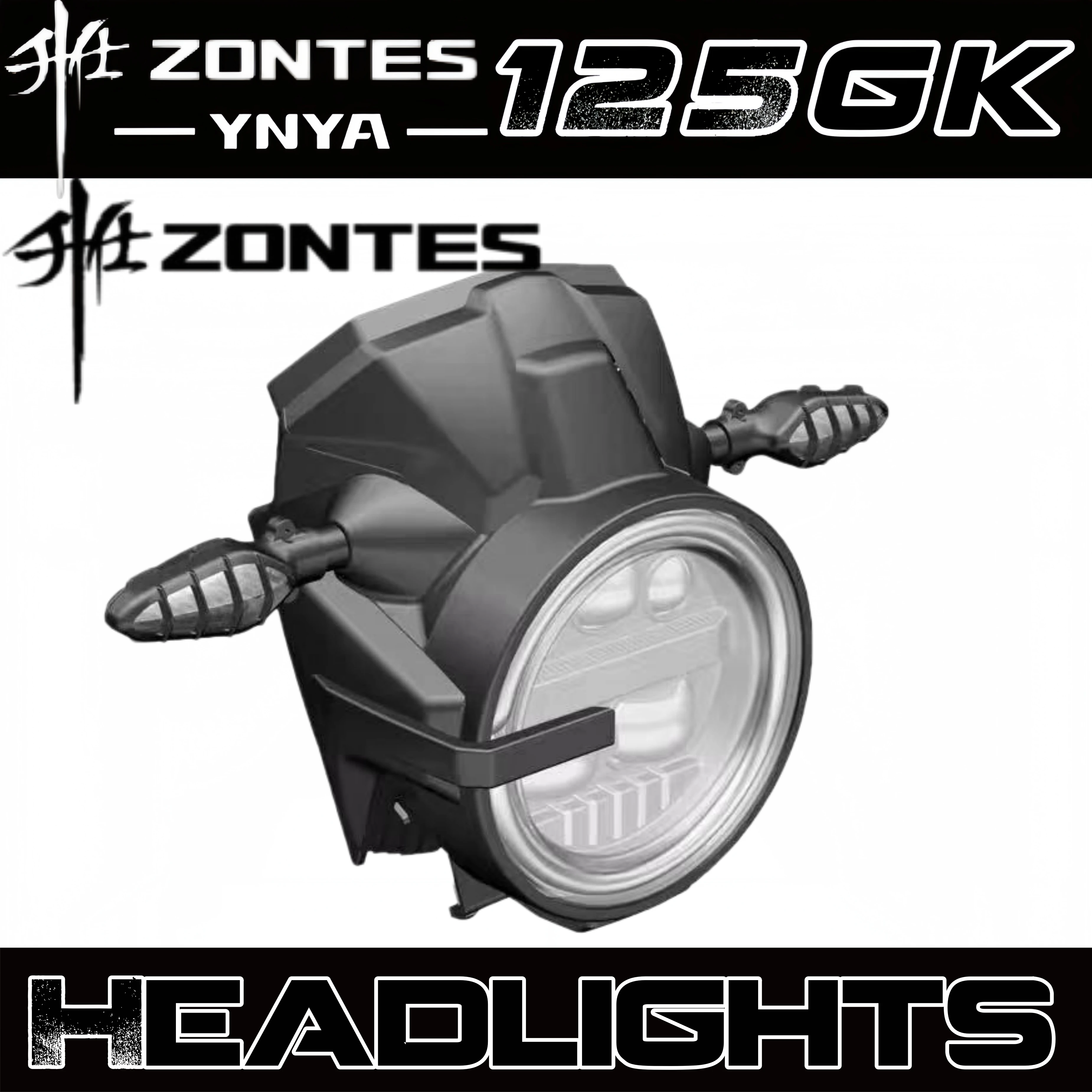 FOR ZONTES 125GK-G1-G2 Motorcycle Headlight, Headlight Cover, Headlight Deflector Bracket