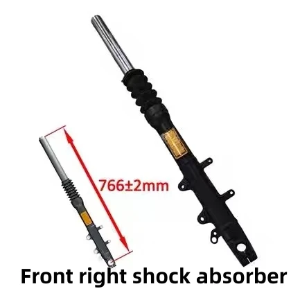 FOR ZONTES 125C front shock absorber, steering column, 150C headstock, thrust bearing, front shock absorber upper link plate - Image 3