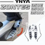 适用于 ZONTES 350E/D/M 的保险杠防摔杆踏板射灯支架改装配件