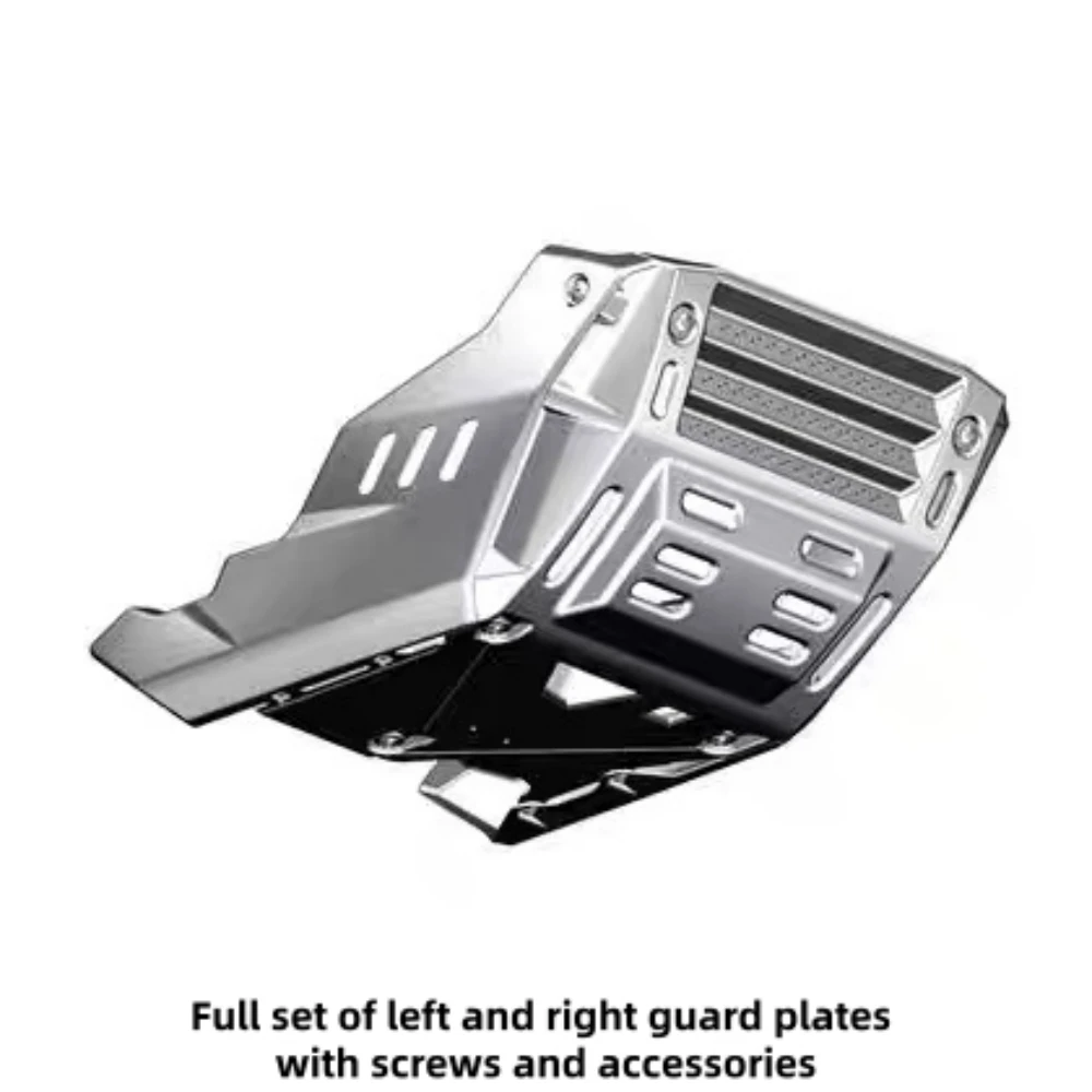 Original parts for ZONTES 703F engine skid plate, left and right decorative panels, engine lower fairing. - Image 3