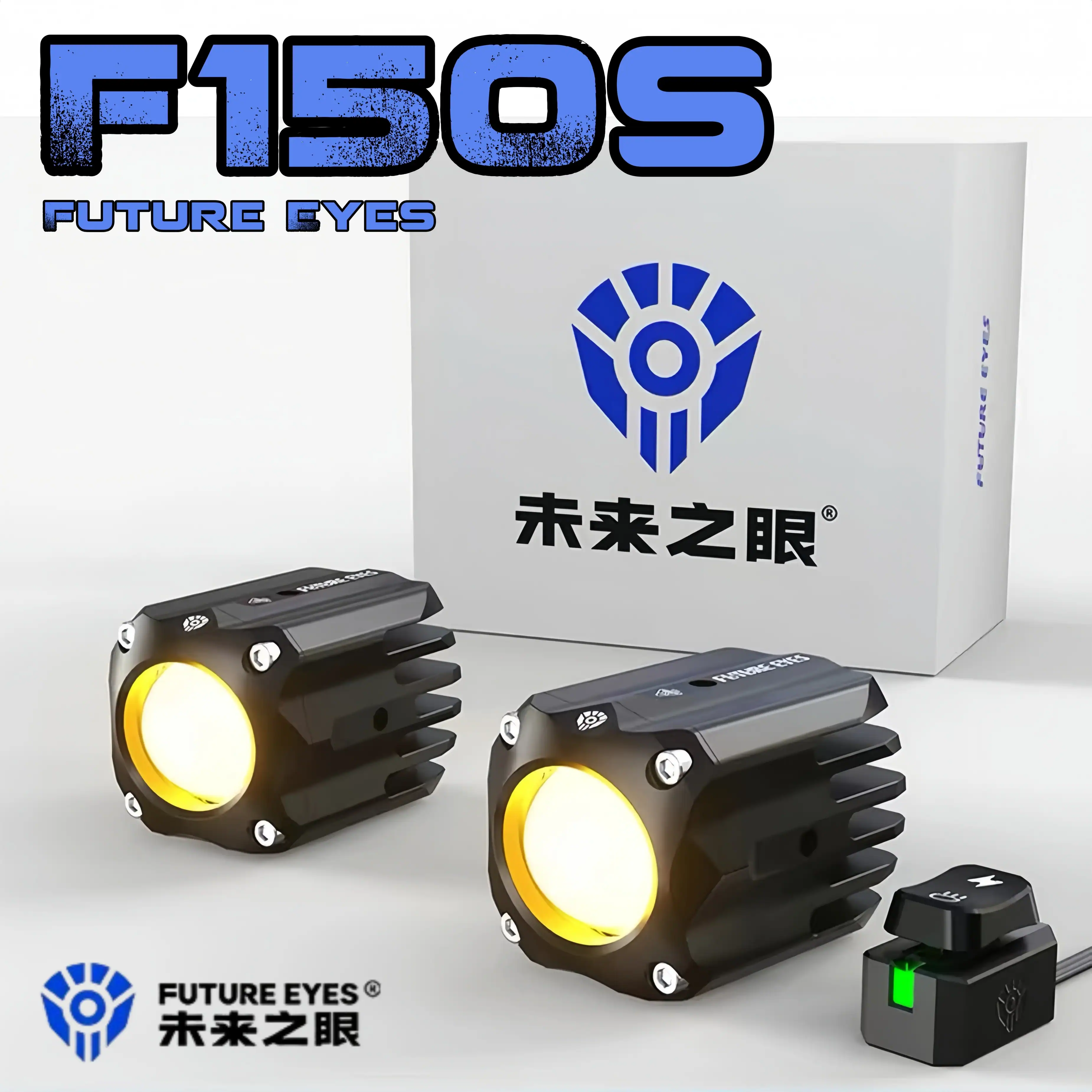 FOR ZONTES 125X150X F150-S Concealed Motorcycle Led Driving Lights Spotlight Small Size High-power 60W Superbright Lamps Front Fog - Image 6
