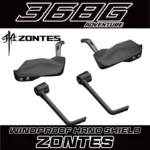 FOR ZONTES 368G Windshield Handguard Cover, Front Windshield Handlebar Cover, Left and Right Handlebar Cover, Handguard Bracket