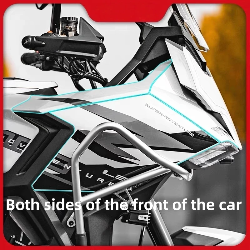 FOR ZONTES 2024 703F Invisible Car Wrap Film, Fuel Tank Sticker, Transparent TPU Sticker Accessories - Image 5