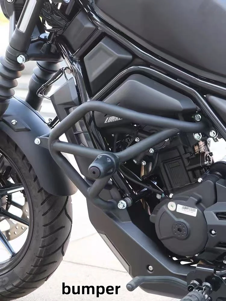 FOR ZONTES 125C modified bumper guards and anti-fall ZT125C folding backrest, lumbar support, rear rack, and side bag - Image 3