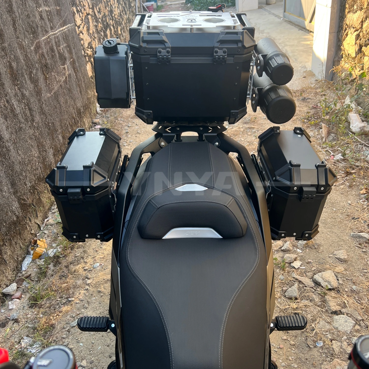 For ZONTES 368G Rear Box, Waterproof Side Box, Toolbox and Fuel Tank Bracket, Side Box Tactical Panel for Motorcycle Touring. - Image 5