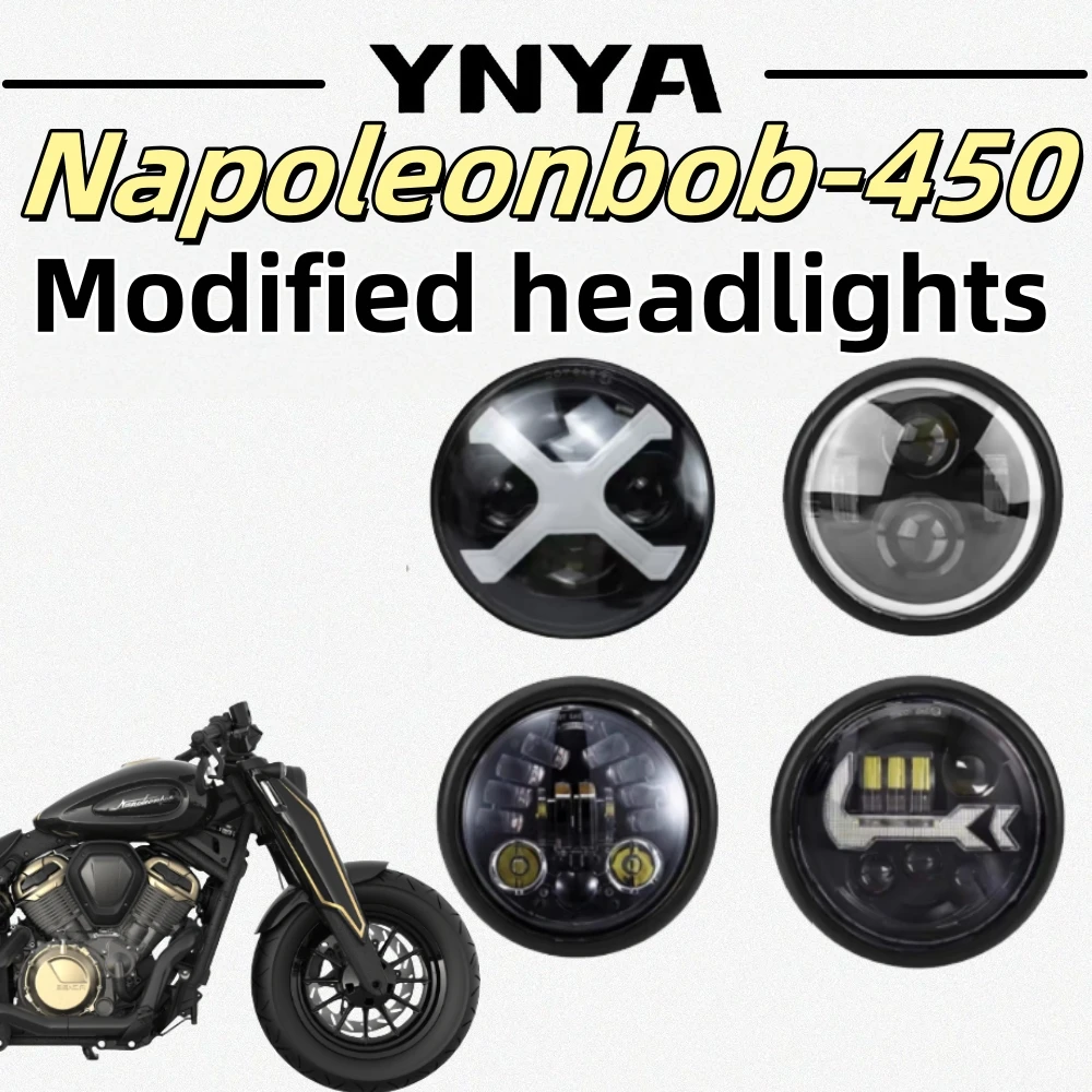 Suitable for BENDA Napoleonbob-450 headlight modification non-destructive installation appearance modification headlight assembl