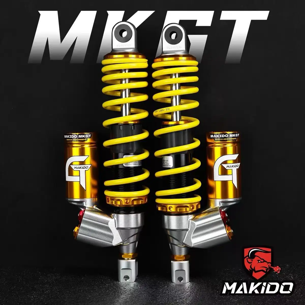 FOR ZONTES 150X / HONDA PCX160 Modified with AEIF- MKGT Adjustable Dual Damping Rear Suspension - Image 3