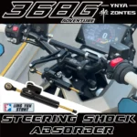 For ZONTES 368G Titanium Ruler directional Damper Bracket Steering Damper Stabilizer Bracket Support Mounting Kit LINGYUN