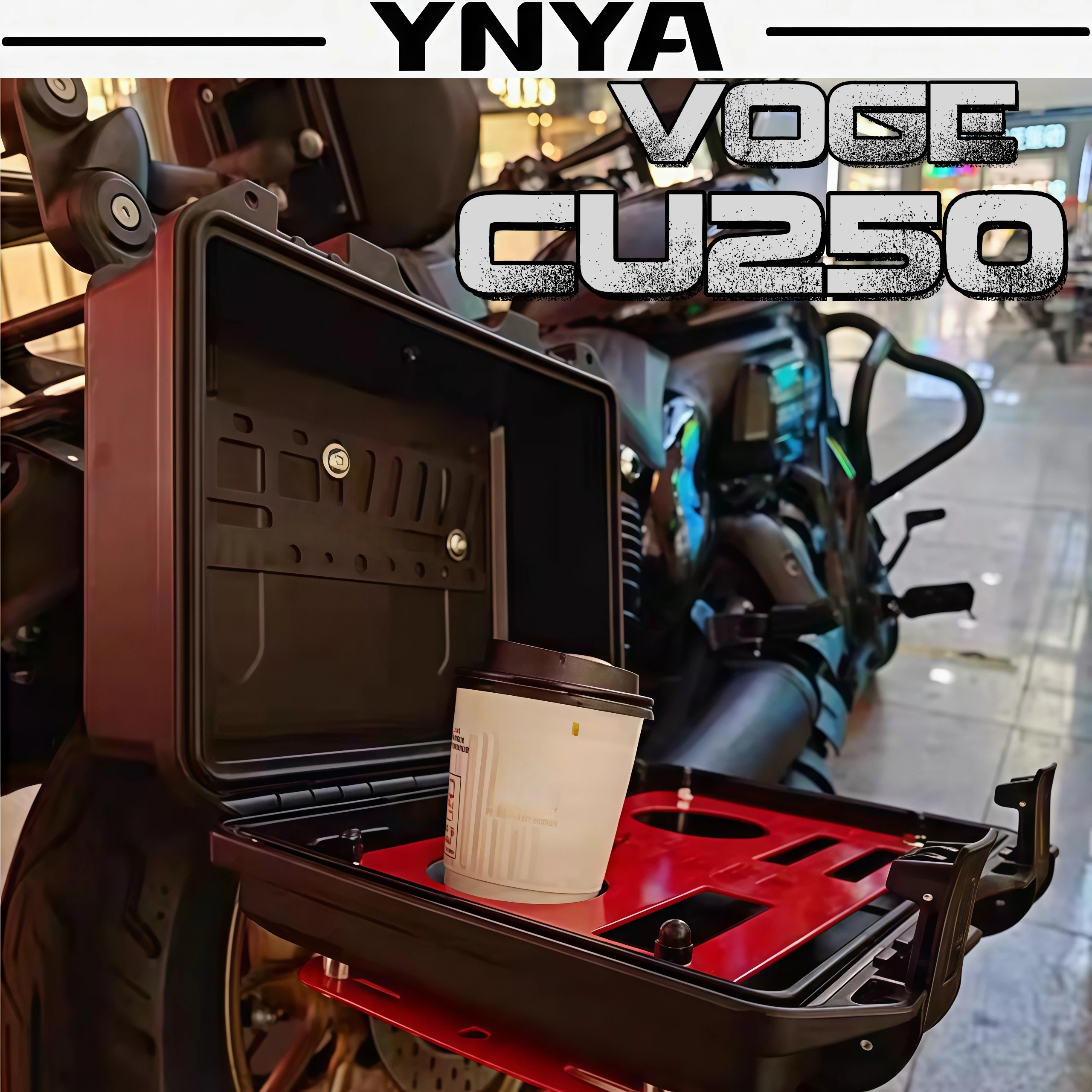 For VOGE CU250 modification, original position, non-destructive installation, side bag bracket, tool box, waterproof bag, oil dr