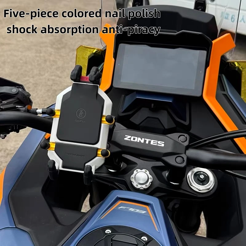 FOR ZONTES 703F 3-cylinder ADV motorcycle phone holder, navigation holder, shockproof and image-stabilizing holder - Image 3