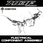 FOR ZONTES 703F EFI starter relay buzzer rectifier PKE external antenna horn faucet locking wiring harness assembly