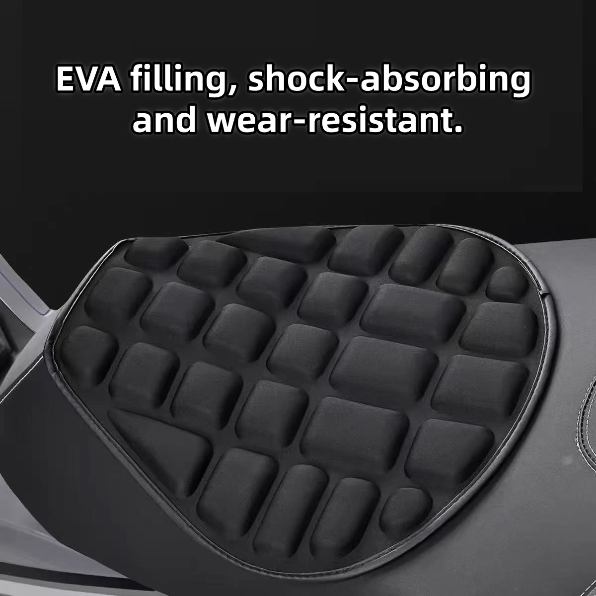 FOR ZONTES 125C Motorcycle Seat Cushion - Thickened, Heat Insulating, Rainproof, Sunproof, Shock-Absorbing, 3D Soft, Breathable - Image 3