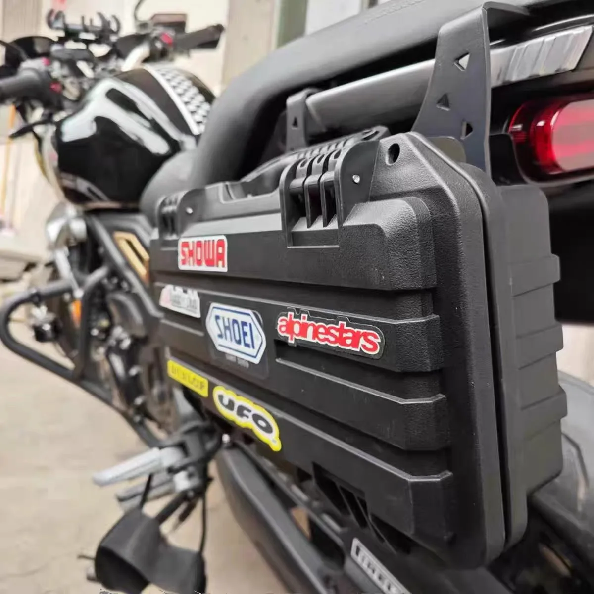 For VOGE 350AC modified side bag bracket mounting system, tool box, spare oil drum waterproof bag can be installed - Image 4