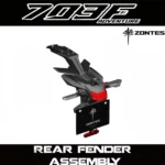 FOR ZONTES 703F Rear fender cover, rear shell, left and right turn signal heat shield, camera decorative cover, taillight radar