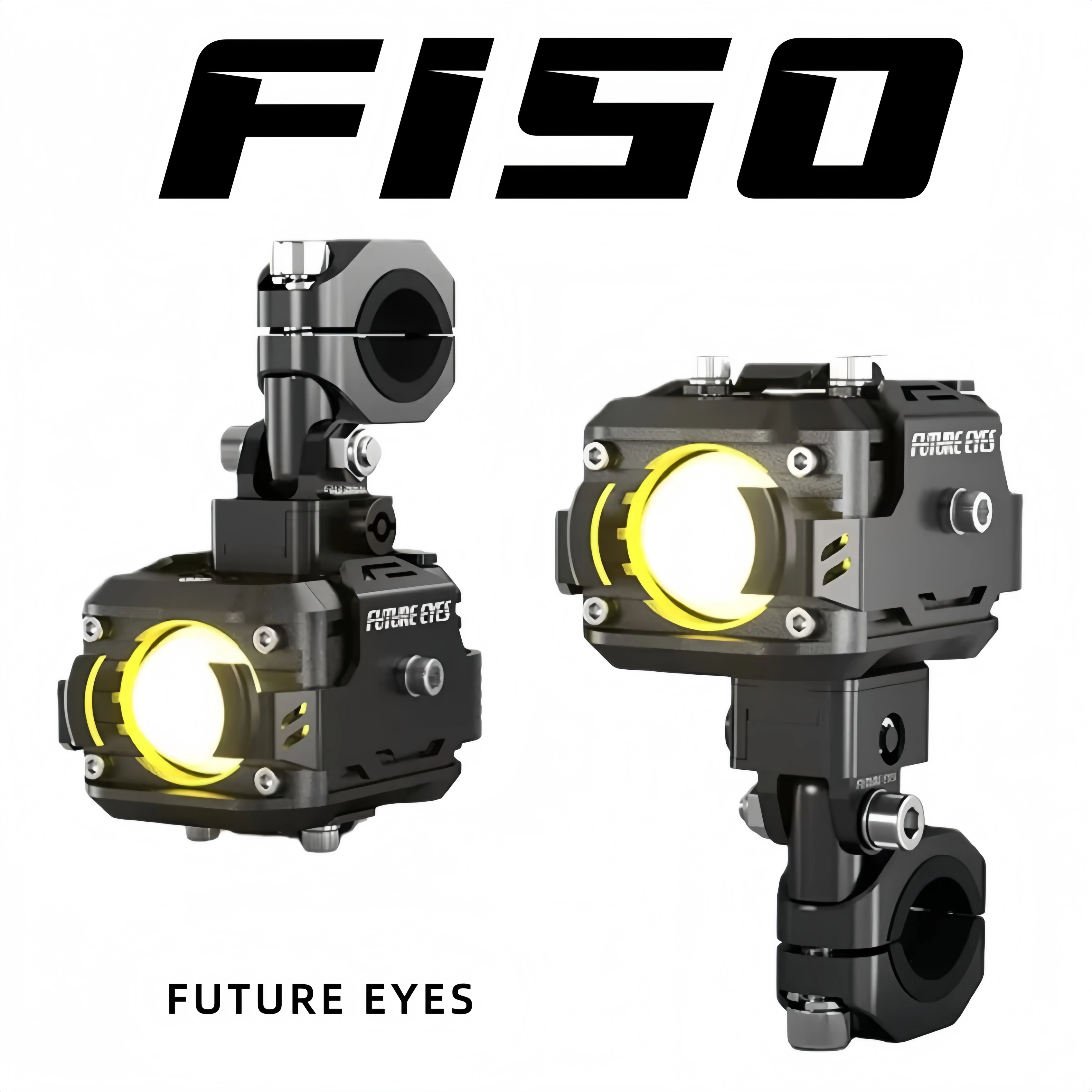 FUTURE EYES F150 motorcycle led spotlight electric car paving far and near beam headlight external strong light super bright - Image 2
