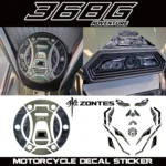 FOR ZONTES 368G 2025-2026 Motorcycle Waterproof and Scratch-Resistant 3D Stereo Fuel Tank Sticker Modification Accessories