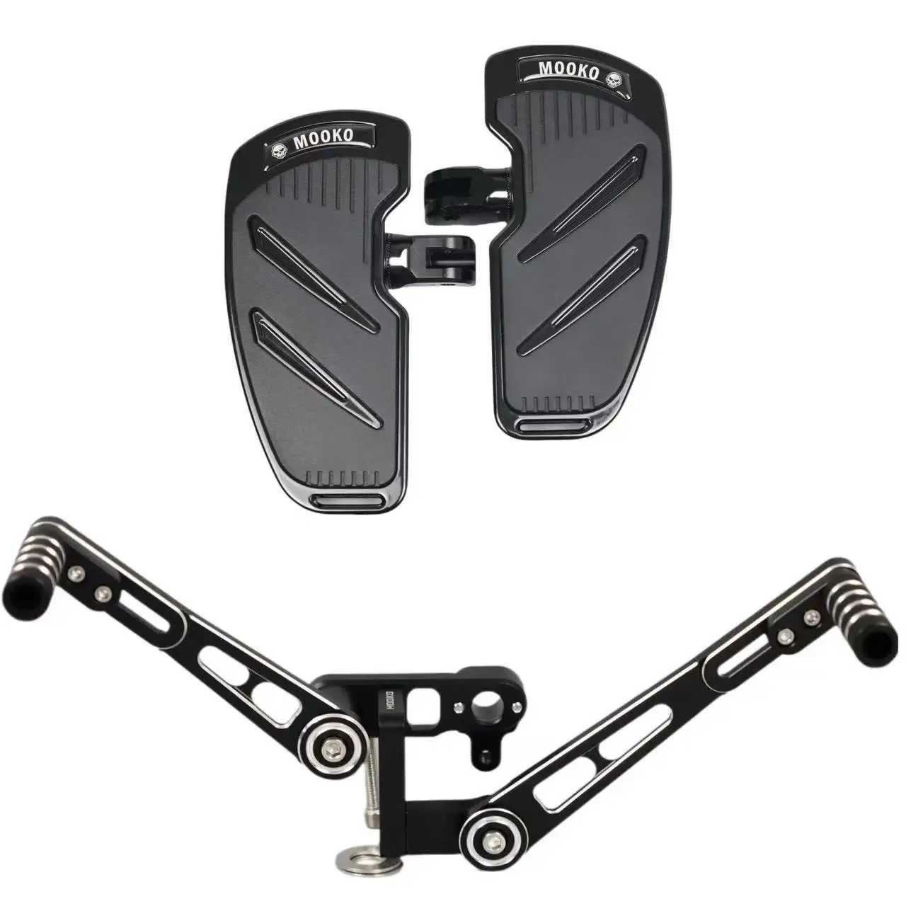 For BENDA Dark Flag950 modified enlarged footrest, front and rear gear lever, brake pedal, gear lever head accessories - Image 2