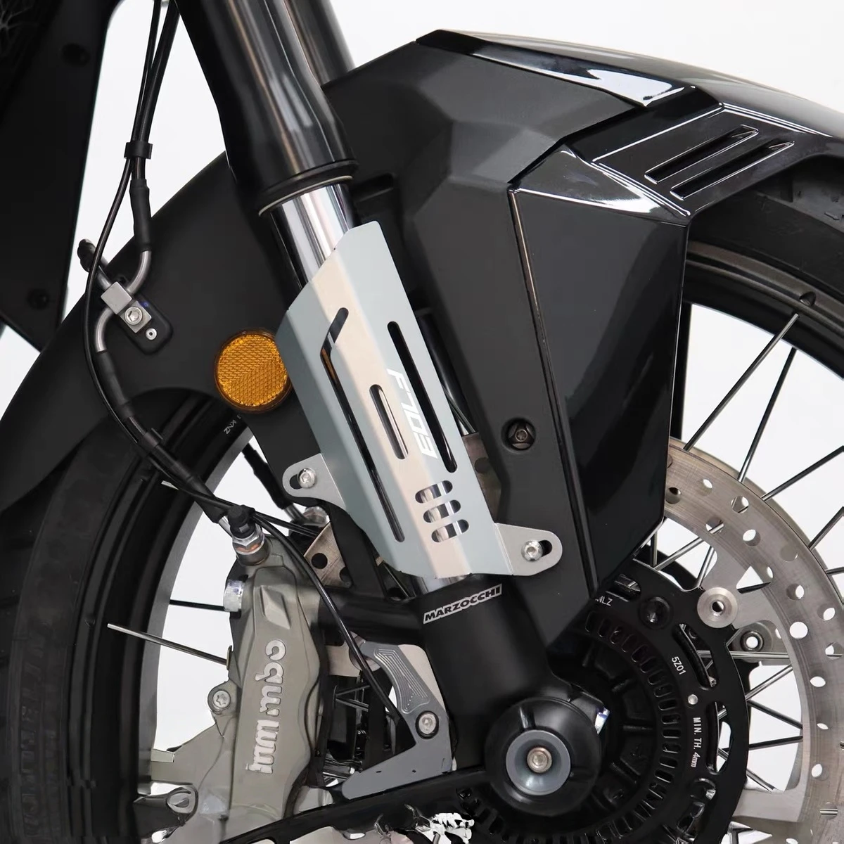 FOR ZONTES 703F 2025-2026 model modification parts, front shock absorber decorative cover, front shock absorber protective shell - Image 4