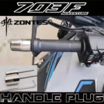 FOR ZONTES 703F Stainless Steel Weighted Balance Block, Motorcycle Accessories to Suppress Handlebar Vibration