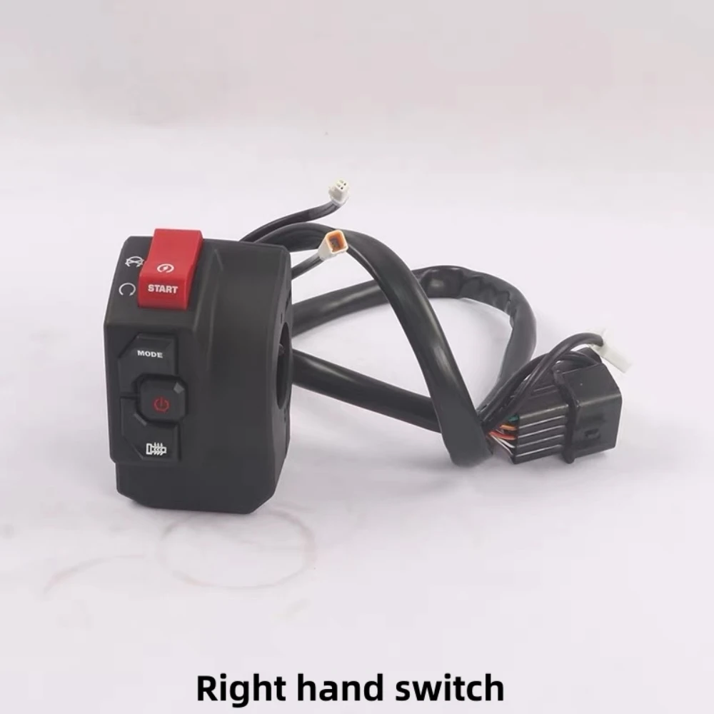 FOR ZONTES 703F three-cylinder engine: left and right handlebar switch, ignition switch, horn, overtaking light switch. - Image 5