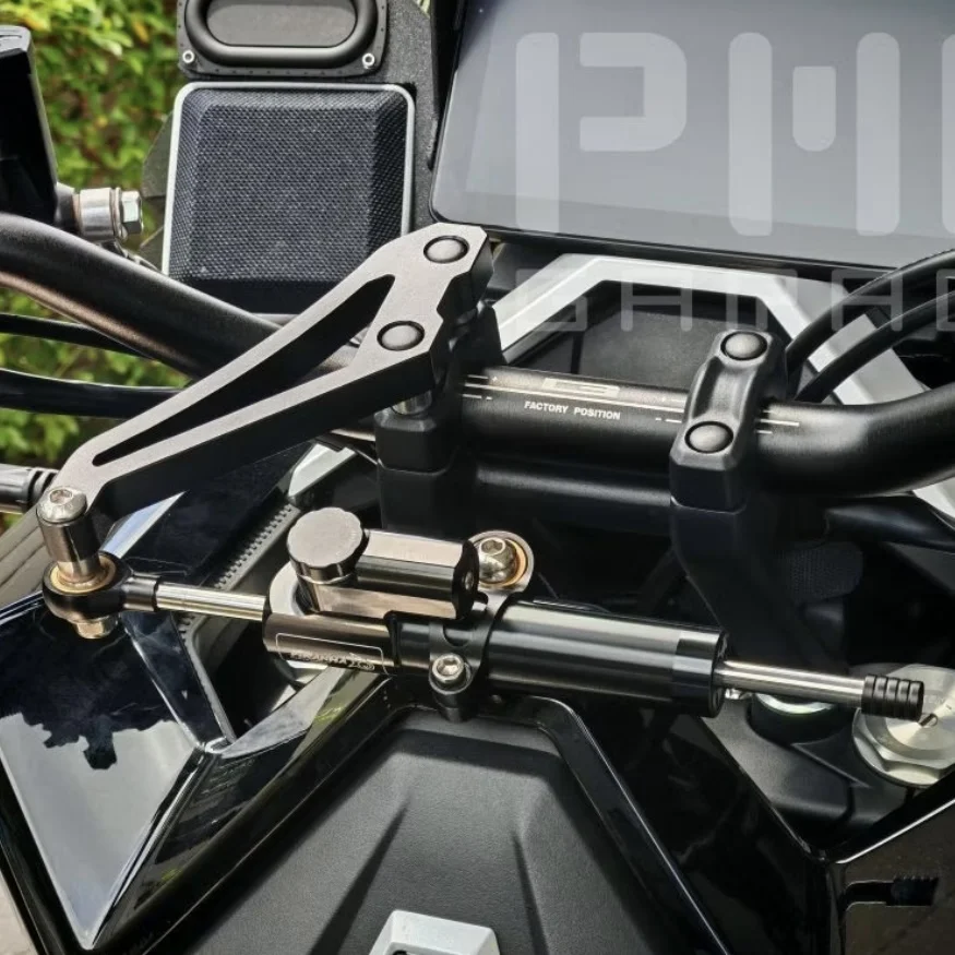 For ZONTES 368G Titanium Ruler directional Damper Bracket Steering Damper Stabilizer Bracket Support Mounting Kit LINGYUN - Image 3