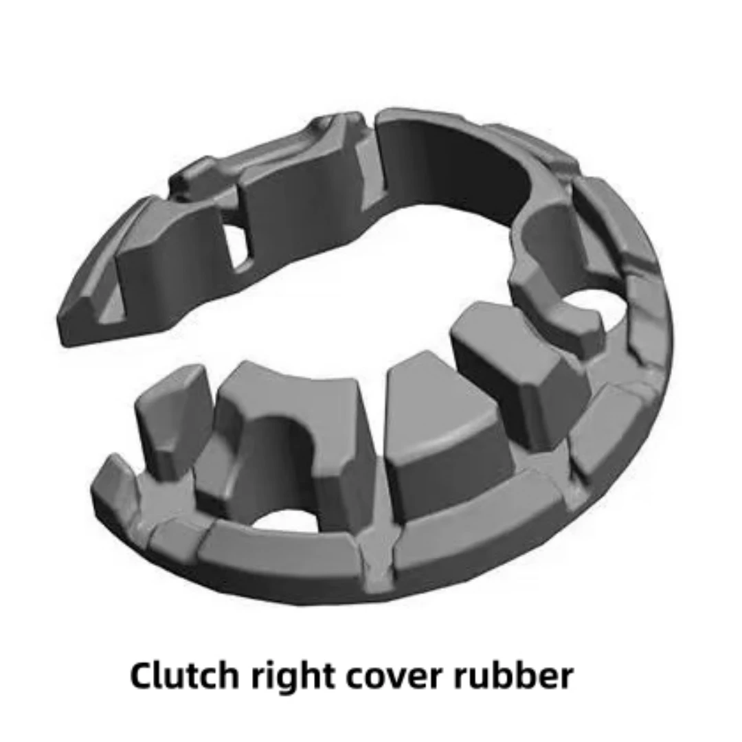 FOR ZONTES 703F right crankcase cover, clutch lever shaft rubber cover plate sprocket, right rear cover gasket, lever rocker arm - Image 2