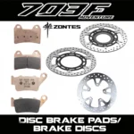 FOR ZONTES 703F Three-Cylinder Brake Pads Brake Disc Disc Front Left and Right Brake Discs Rear Brake Pads Friction Pads