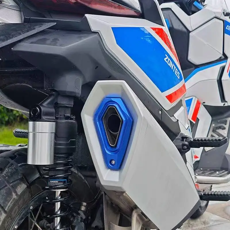 For ZONTES 368G exhaust pipe aluminum alloy tail cover protective cover 368E/D/M/K exhaust tail decorative accessories - Image 2