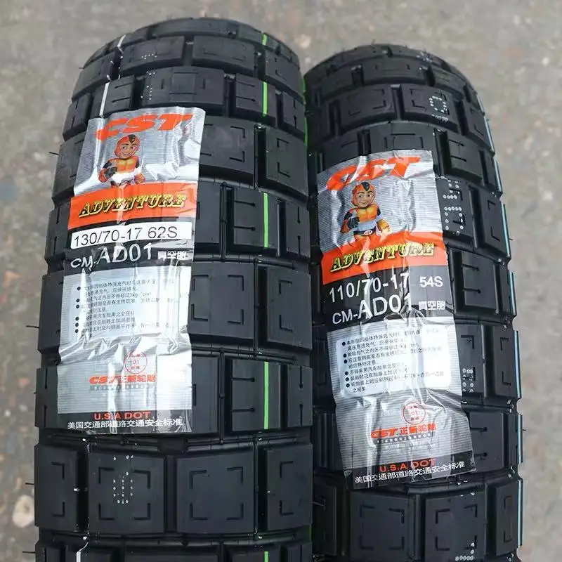 FOR ZONTES 125GK-G1/G2/U1 GK150-GK motorcycle tubeless tires (front and rear) 110/130-70-17 - Image 3