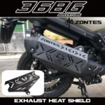 FOR ZONTES 368G 2026modified exhaust pipe protective cover stainless steel exhaust cover, shockproof cover, muffler heat shield.