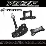FOR ZONTES 703F Steering Stem, Upper and Lower Triple Clamps, Pressure Block, Steering Head, Bearing Parts