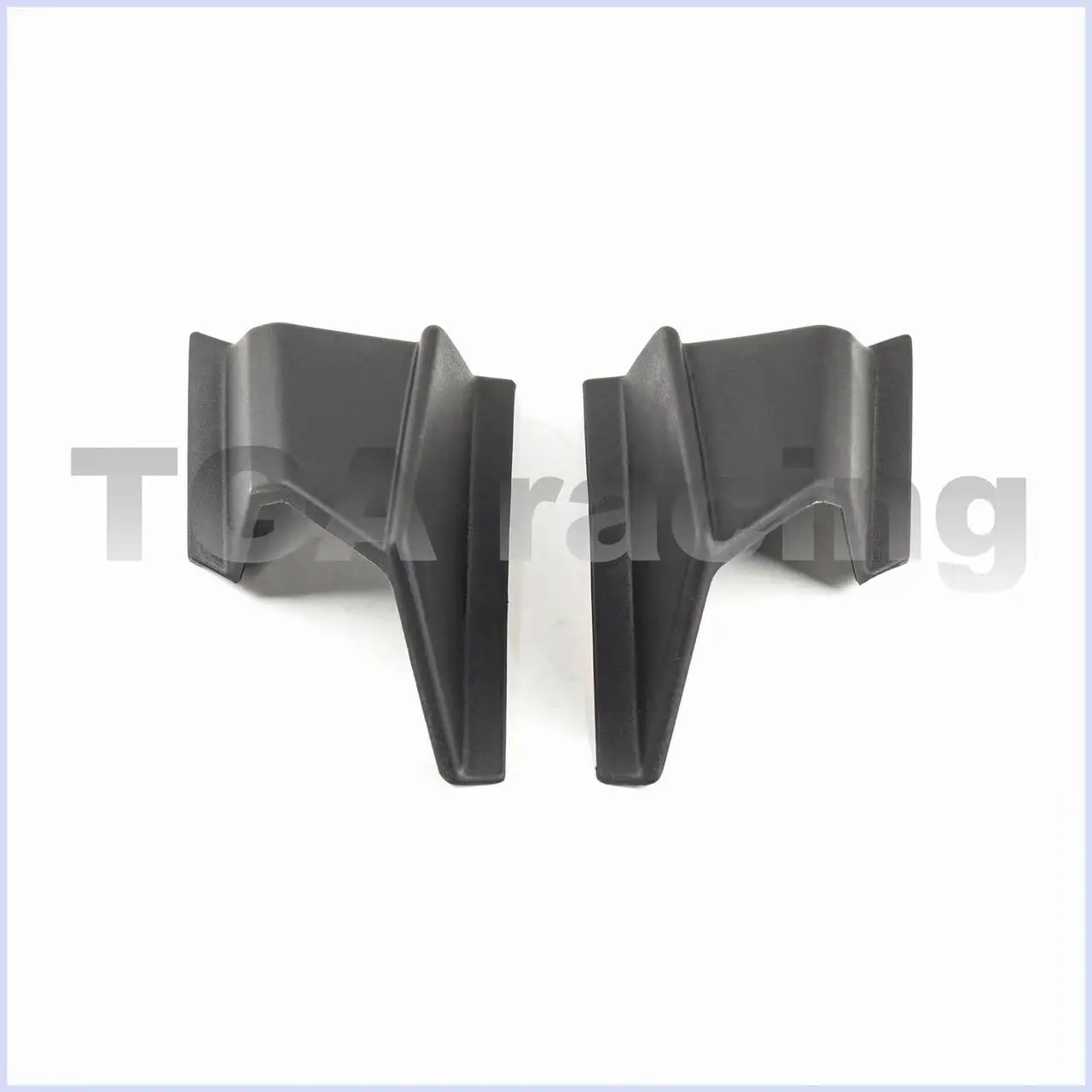 For Zontes 150X — Racing-Style Blacked-Out Front Fairing, Wide-Body Winglet & Air Deflector Modification Kit - Image 4