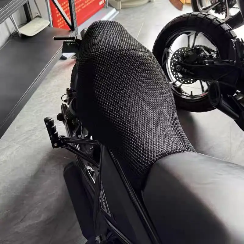FOR ZONTES 125C Motorcycle Sunscreen Seat Cover 3D Honeycomb Mesh Heat Insulation and Breathable Seat Cover - Image 4