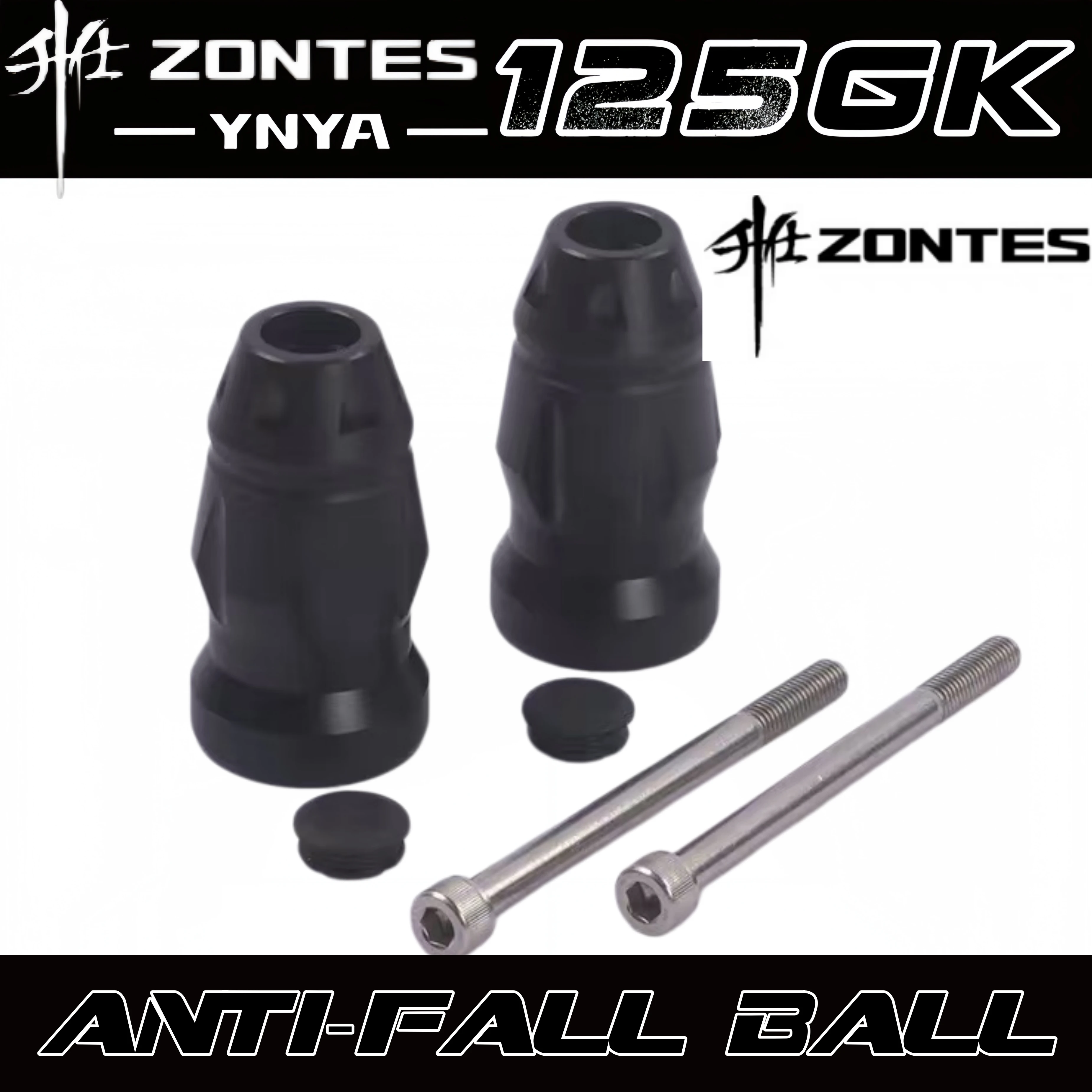 FOR ZONTES 125GK-G1-U1-Z2-G2 Bumper Anti-fall Rubber Protector Motorcycle Bumper