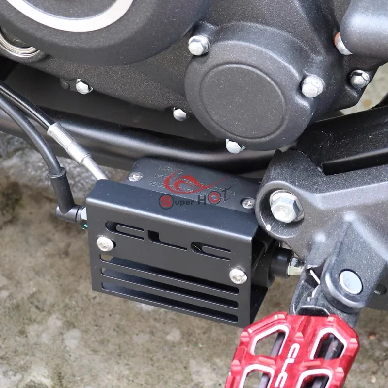 For CFMOTO 250CLC modified parts CLC250 rear brake oil pot protective cover protective cover oil cup decorative shell - Image 5