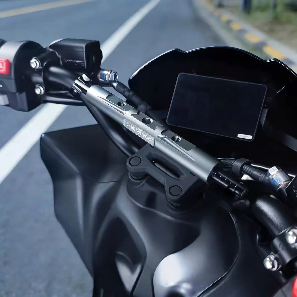 FOR ZONTES 150X upgrade kit: handlebars, crossbar extension bar, steering switch, button, ball joint bracket - Image 2