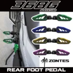 For ZONTES 368G 2024-2026 Rear Foot Pegs Footrests Pedals Motorcycle Modified Accessories ZT-368G