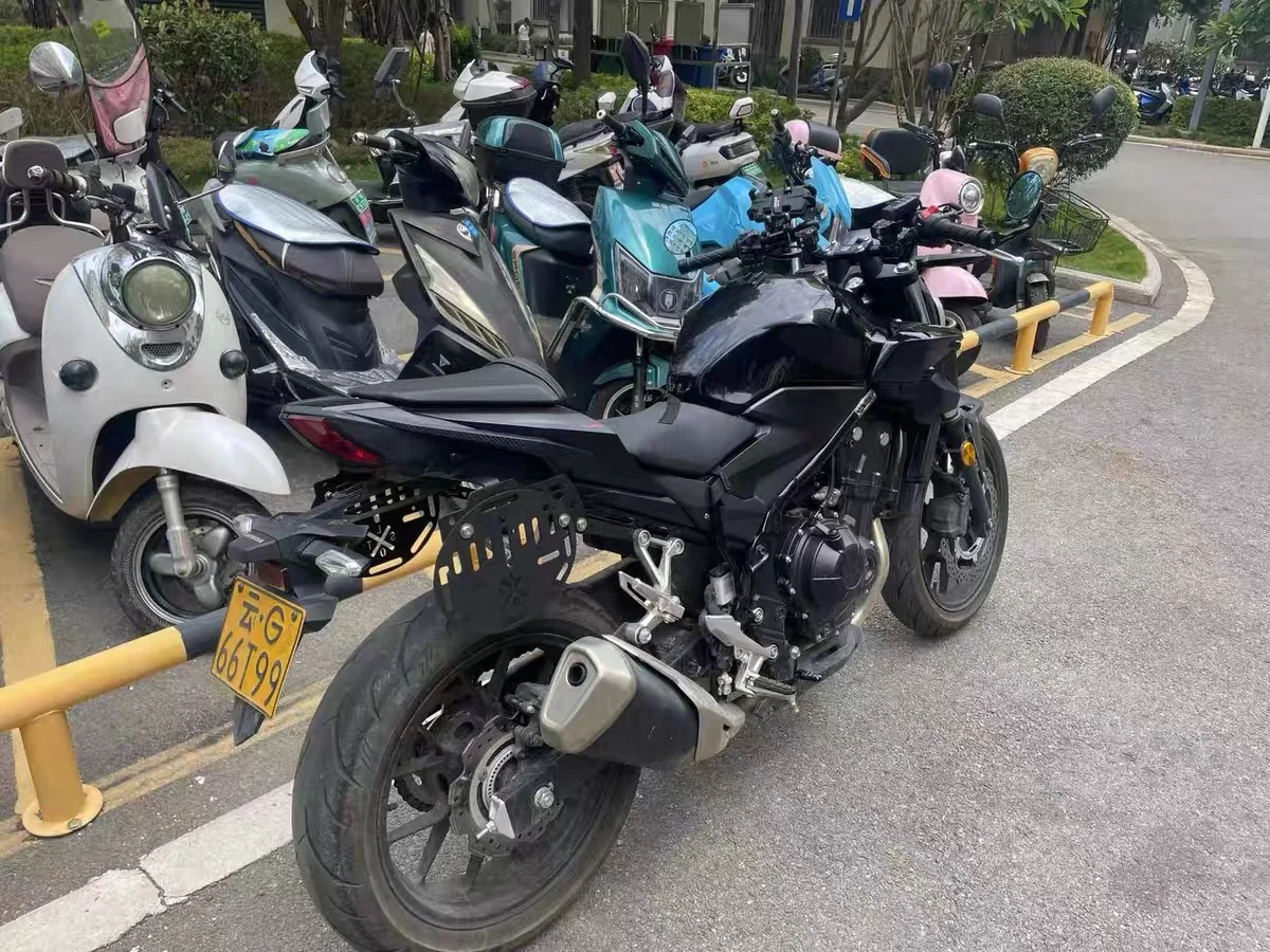 For HONDA CB400F dedicated side bag bracket auxiliary oil barrel side box waterproof bag LT motorcycle mounting system - Image 4