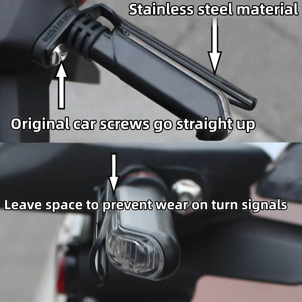 FOR ZONTES 703R 703RR 703F Retrofit Turn Signal Cover and Protective Net Shell Accessories - Image 4